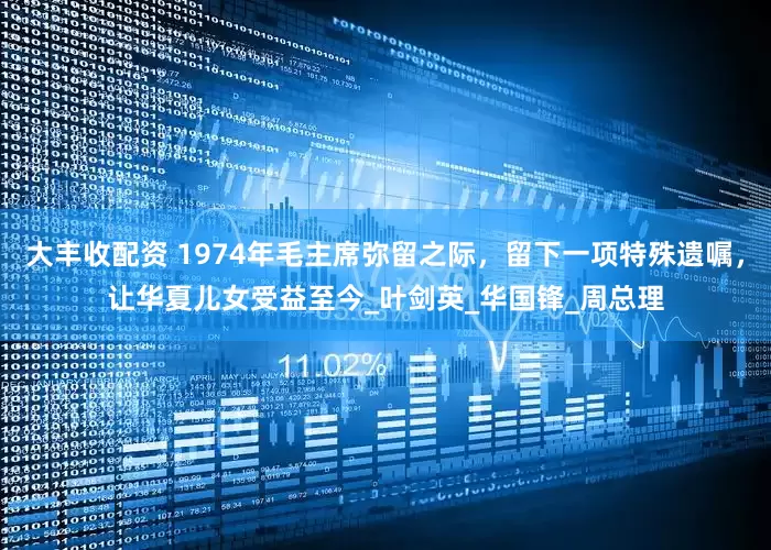 大丰收配资 1974年毛主席弥留之际，留下一项特殊遗嘱，让华夏儿女受益至今_叶剑英_华国锋_周总理